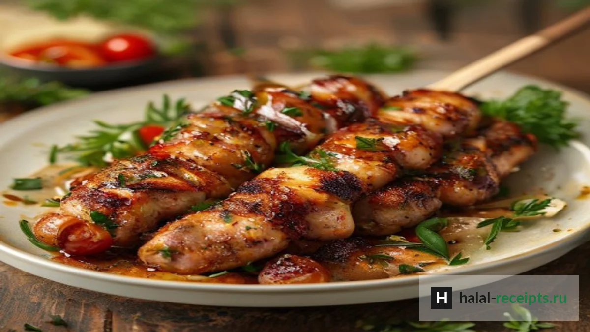 Шашлык из курицы халяль: сочный рецепт