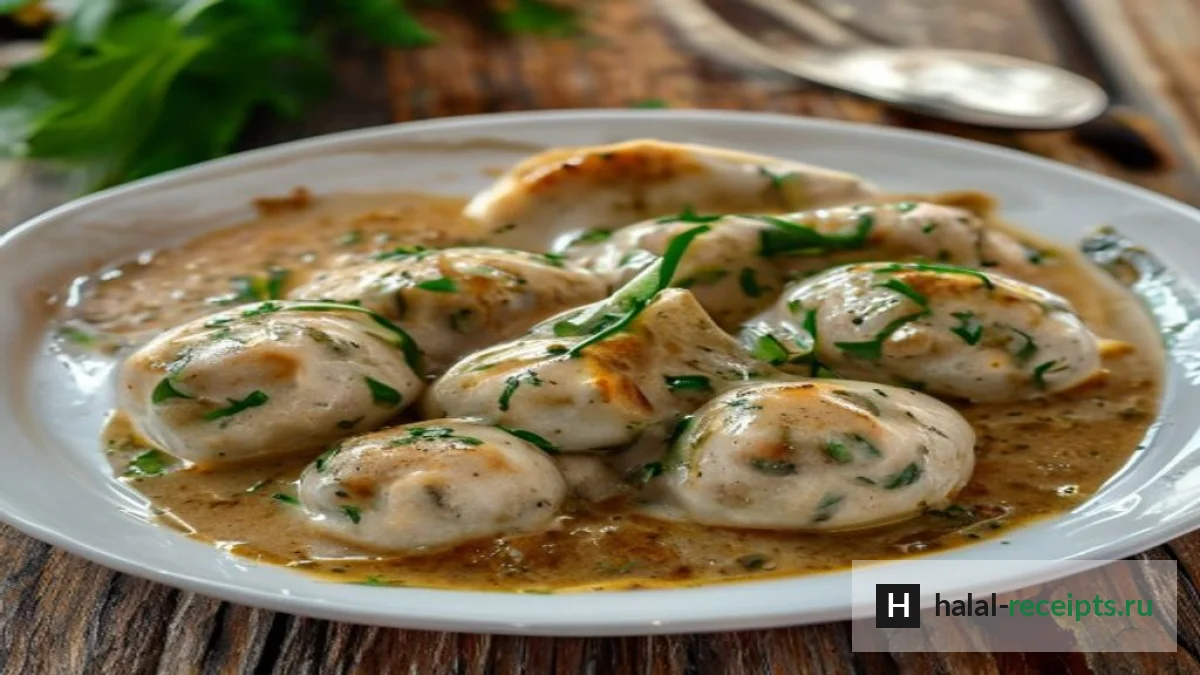 Рецепт Ашак: афганские пельмени с луком-пореем в йогуртово-мясном соусе