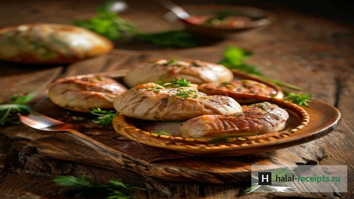 Рецепт Аварский хинкал: дагестанские лепёшки с бараниной и белым соусом — халяльная кухня