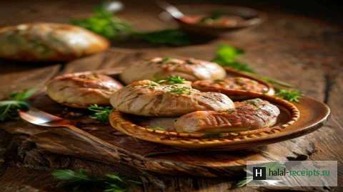 Рецепт Аварский хинкал: дагестанские лепёшки с бараниной и белым соусом