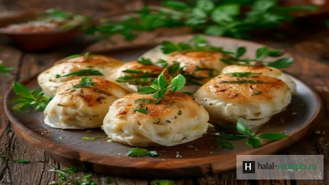 Рецепт Базлама: турецкие лепёшки с зеленью — халяльная кухня