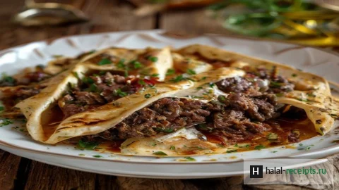 Рецепт Чепалгаш с мясом: чеченские лепёшки с мясной начинкой