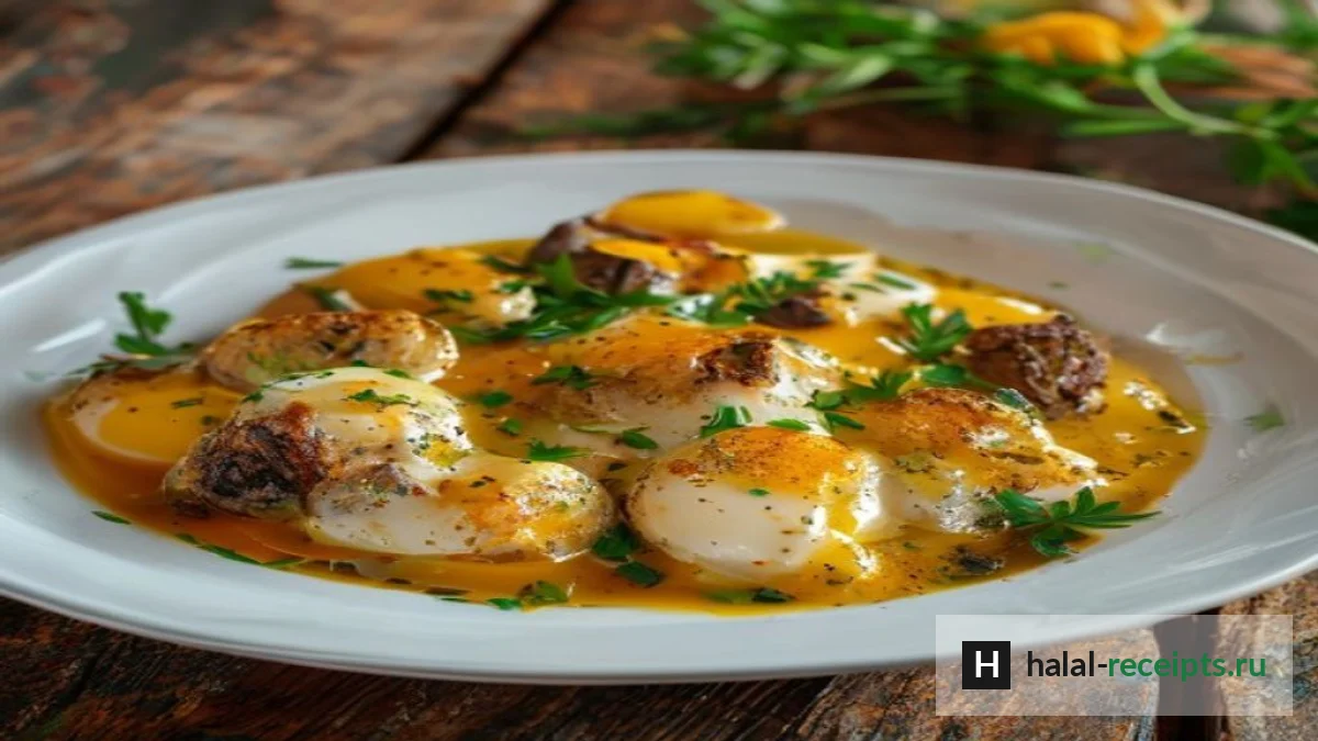 Рецепт Чыхыртма: азербайджанская курица с яйцами и шафраном