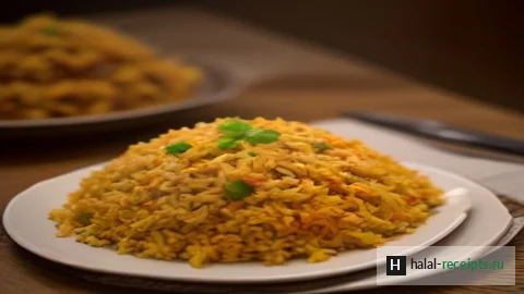 Рецепт Ганьфан: уйгурский жареный рис с мясом и овощами
