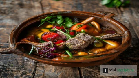Рецепт Гювеч: баранина с овощами в глиняном горшочке