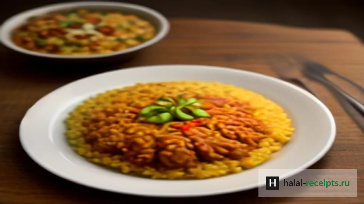 Рецепт Кабса кувейтская: рис с мясом и жареным луком