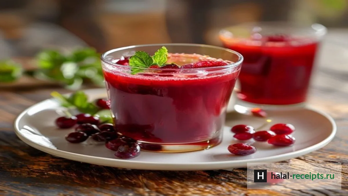 Рецепт Клюквенный морс домашний