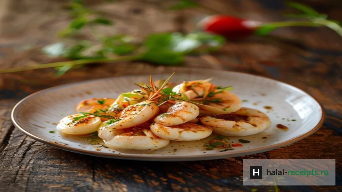 Креветки в чесночно-масляном соусе