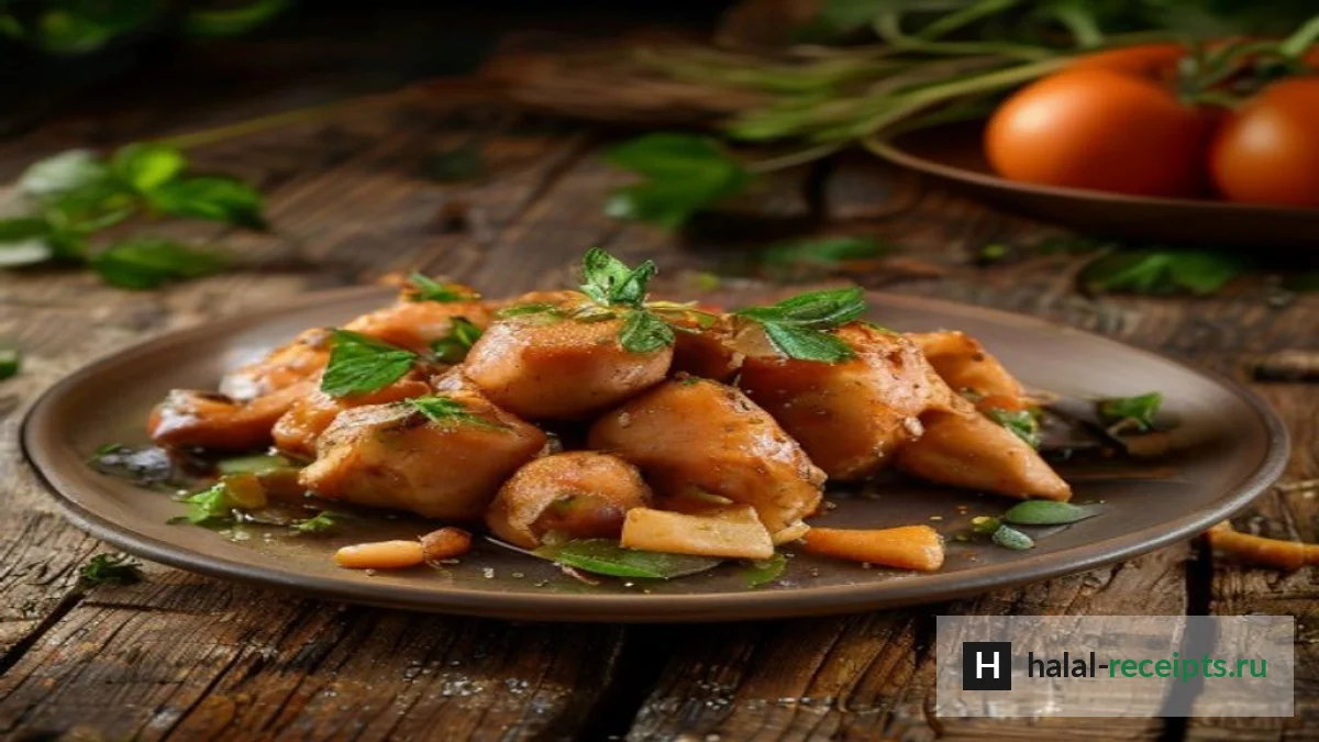 Рецепт Курица в медово-горчичном маринаде — халяльная кухня