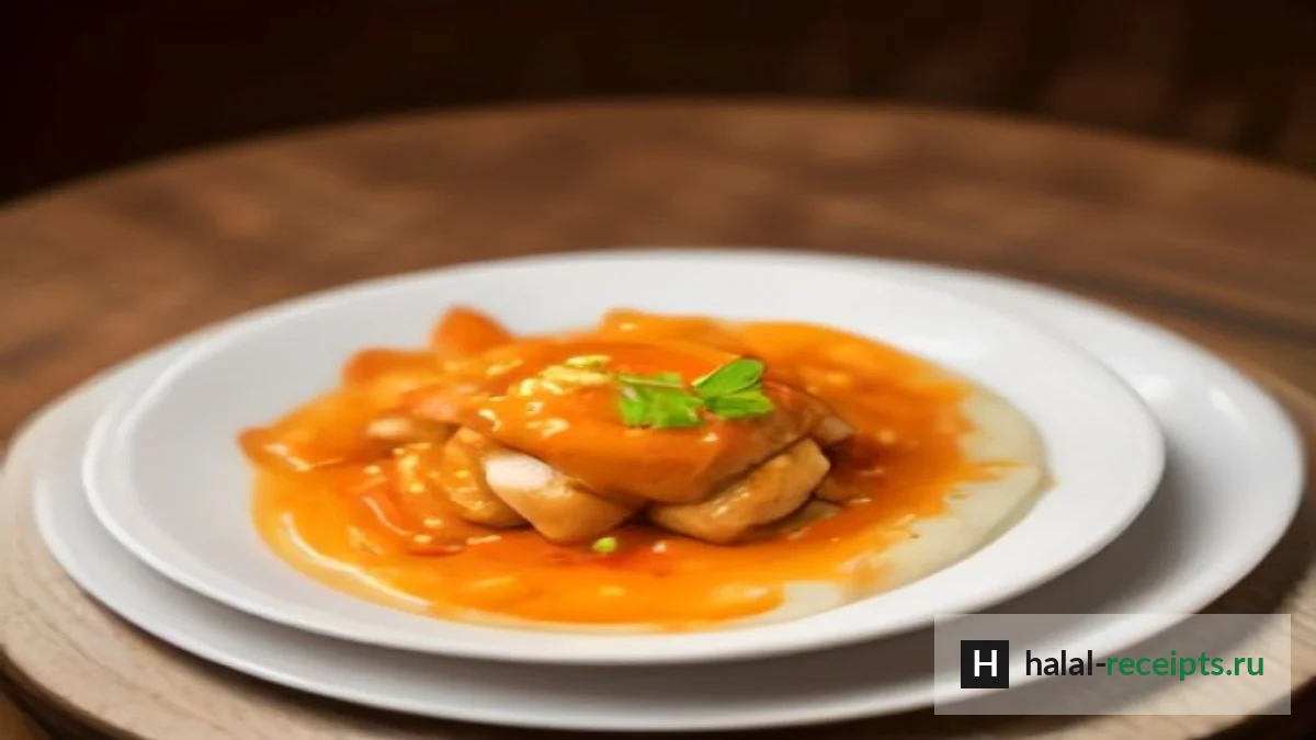 Рецепт Курица в соусе с адыгейской солью