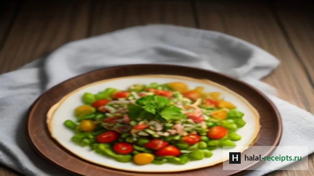 Рецепт Курутоб: таджикский салат с лепёшкой и курутом
