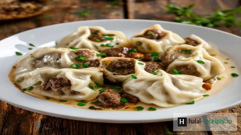 Рецепт Курзе: дагестанские пельмени с бараниной