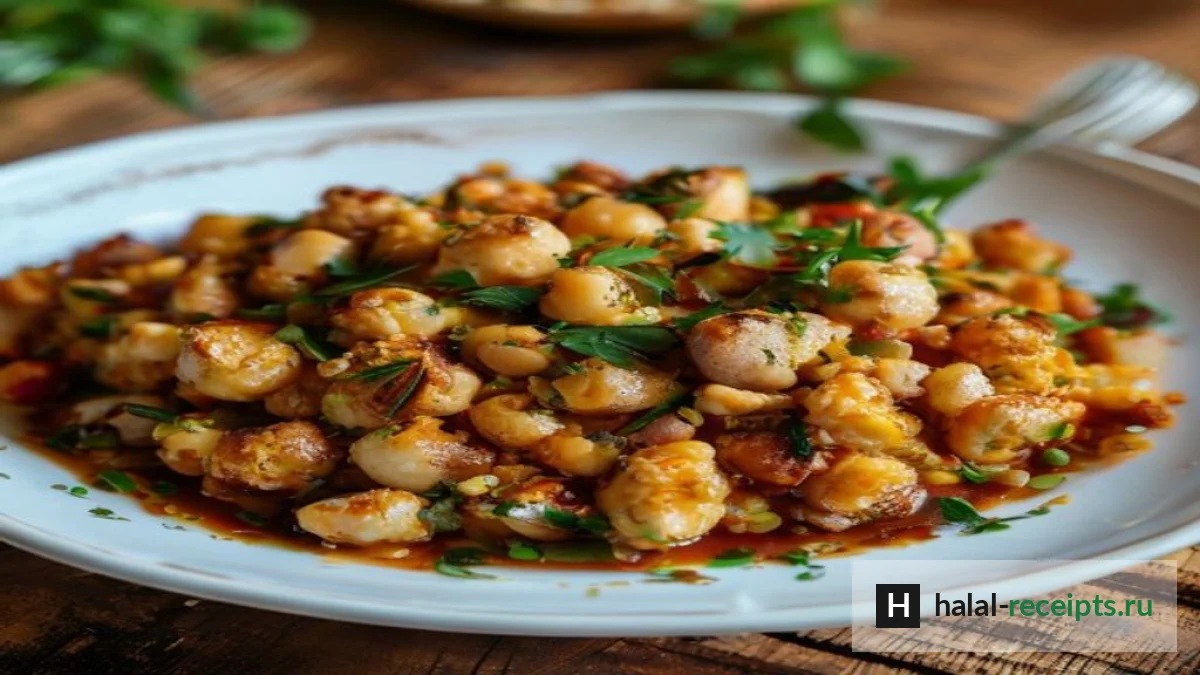Кускус с курицей и нутом по-мароккански