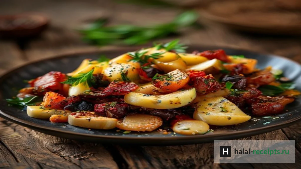 Кускус с овощами и нутом по-берберски