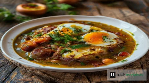 Рецепт Ляблаби: тунисский суп из нута с харисой и яйцом