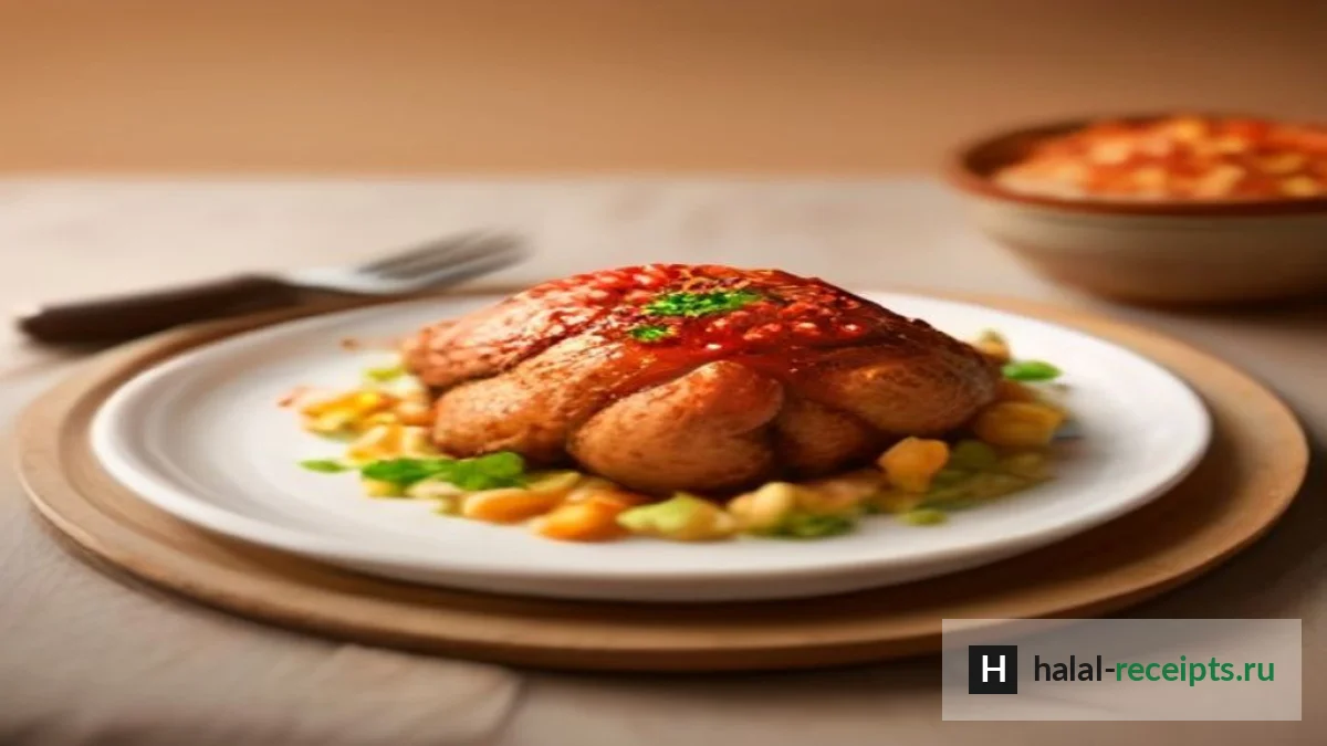 Рецепт Лыбжьэ: адыгейское жаркое из курицы с томатным соусом