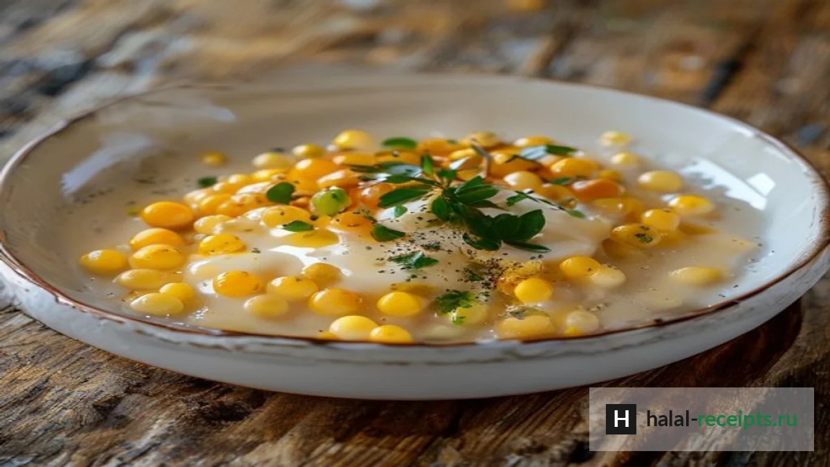 Рецепт Мамалыга кукурузная с молоком и мёдом
