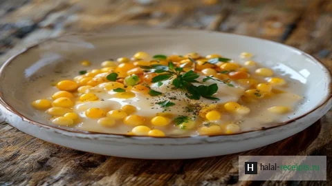 Рецепт Мамалыга кукурузная с молоком и мёдом