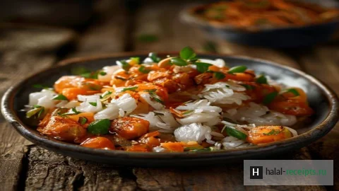 Мджаддара: рис с чечевицей и жареным луком