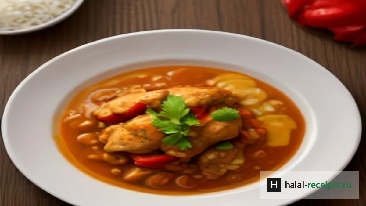 Рецепт Мург Джалфрези: острая курица с болгарским перцем