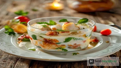 Рецепт Окрошка на тане с курицей