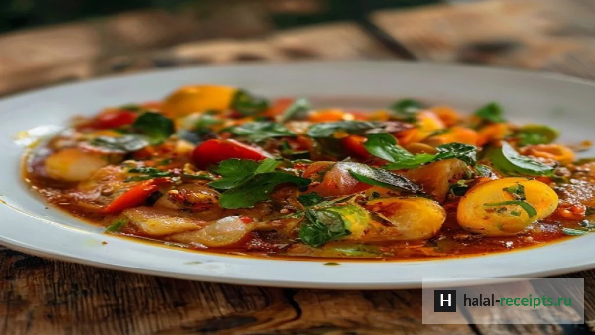 Паэлья с морепродуктами по-валенсийски