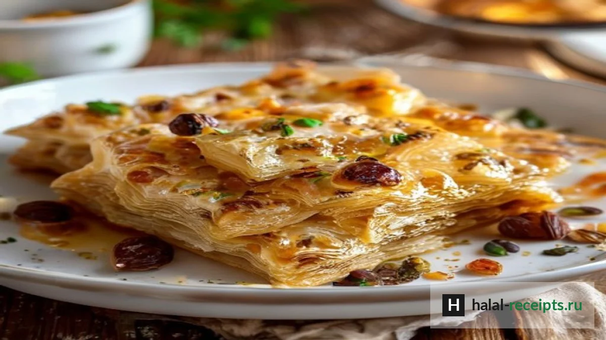 Пахлава азербайджанская: ромбы из теста с орехами