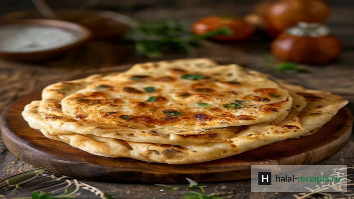 Рецепт Патыр: слоёная узбекская лепёшка на курдюке