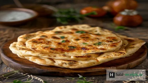 Рецепт Патыр: слоёная узбекская лепёшка на курдюке