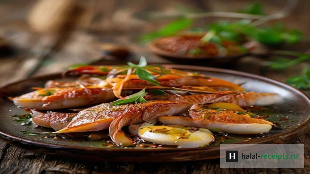 Рыба по-мароккански с черимойей и оливками