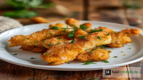 Рецепт Рыбные палочки домашние в панировке — халяльная кухня