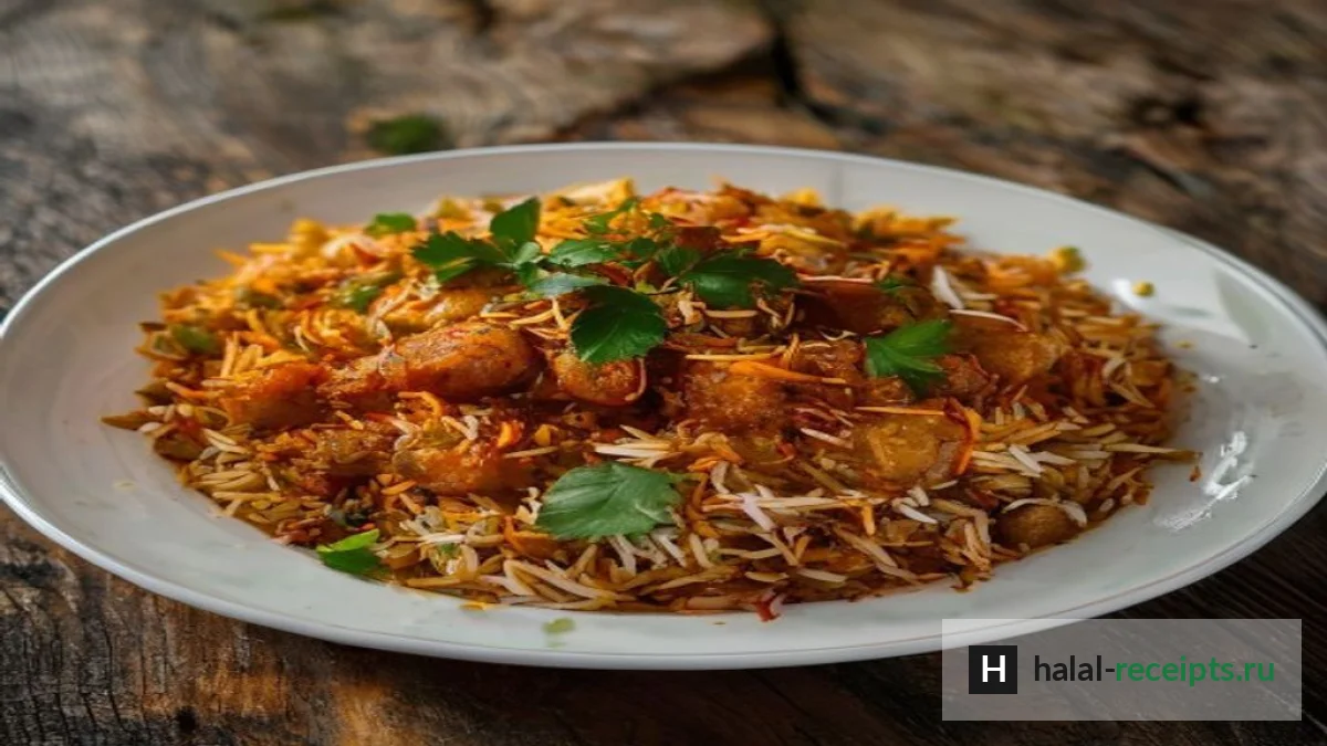 Рецепт Синдхи бирьяни: пакистанский острый плов с курицей