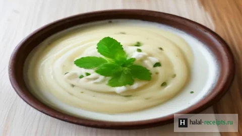Рецепт Сир пиязак: афганский йогуртовый соус с чесноком и мятой