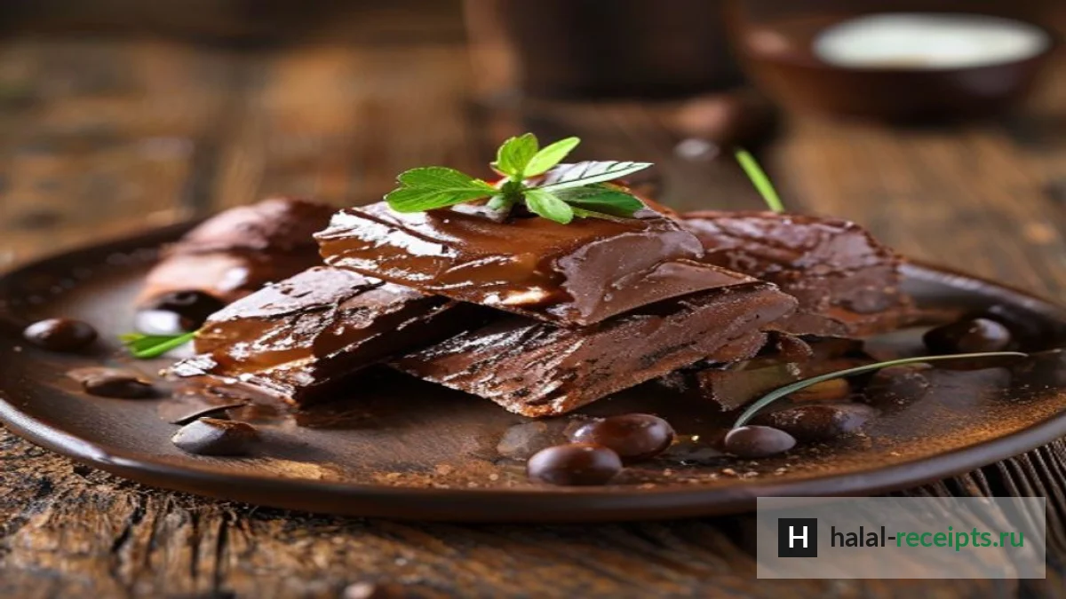 Шоколадный фондан с жидкой начинкой