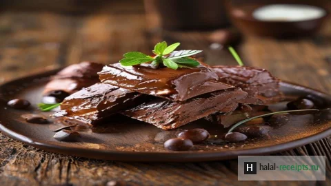 Шоколадный фондан с жидкой начинкой