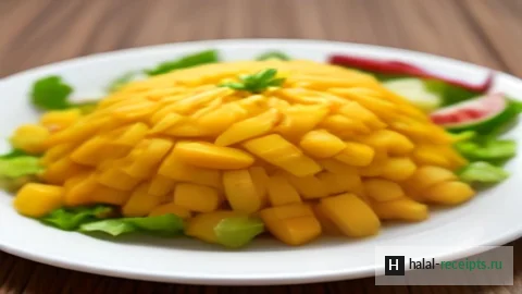 Рецепт Сомалийский салат с манго и лаймом
