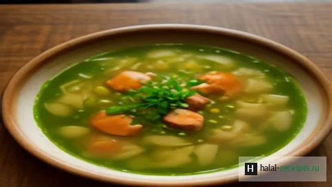 Рецепт Унаш: туркменский суп-лапша с мясом и зеленью