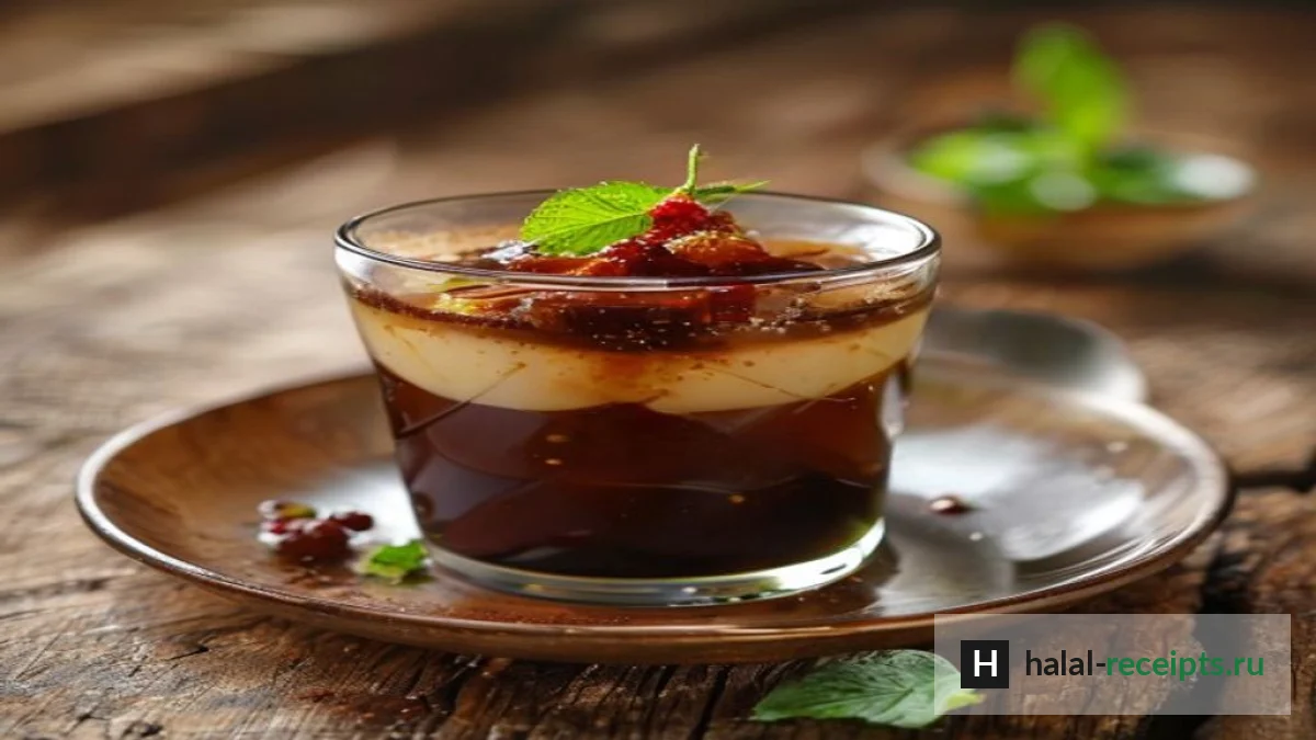 Холодный матча-латте с миндальным молоком